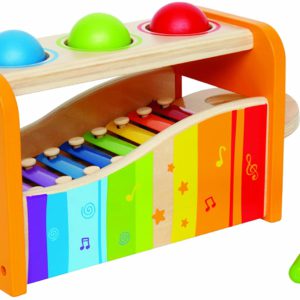 Hape Pound & Tap Bench with Slide Out Xylophone