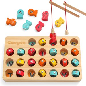 Coogam WoodenMagnetic Fishing Game