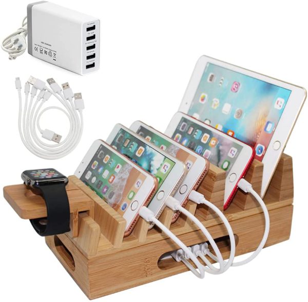 Pezin & Hulin Bamboo Charging Station Holder