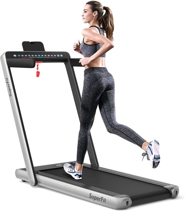 Goplus 2 in 1 Folding Treadmill